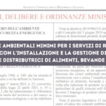 Pubblicati in Gazzetta Ufficiale i CAM della Distribuzione Automatica