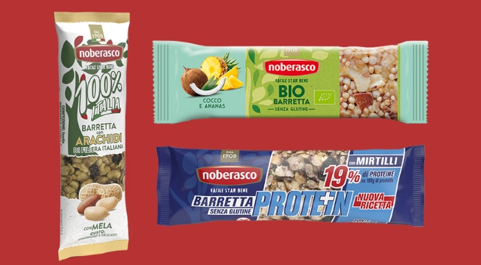 Le nuove barrette Noberasco BIO, 100% Italia e Protein