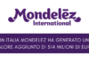 In Italia Mondelez ha generato un valore aggiunto di 514 milioni di euro