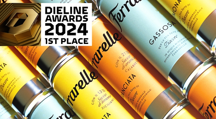 Le bibite Ferrarelle vincono l’oro ai Dieline Awards 2024