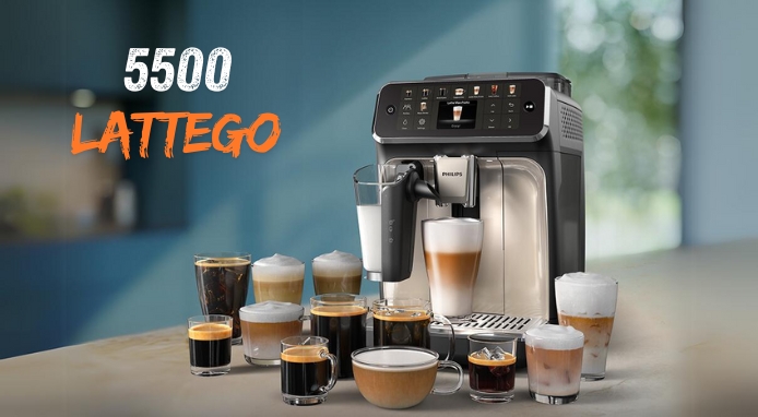 Philips lancia la nuova macchina automatica Serie 5500 LatteGo