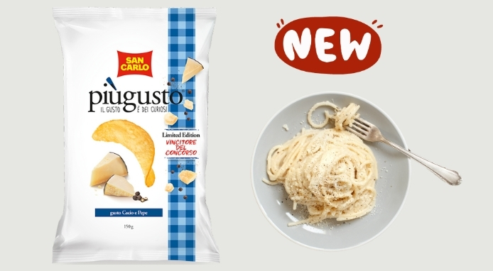 San Carlo presenta la nuova PIÙGUSTO “Cacio e Pepe” in  limited edition