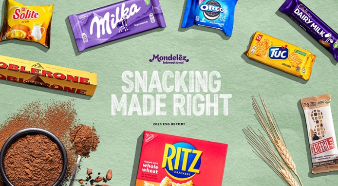 I progressi ESG di Mondelēz International nel rapporto Snacking Made Right 2023