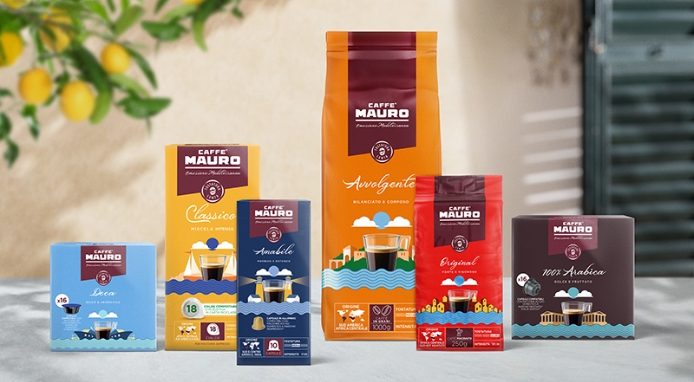 Rebranding per Caffè Mauro, Ambasciatore dell’Identità Mediterranea
