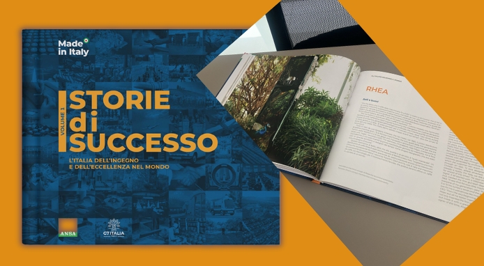 Rhea tra le eccellenze imprenditoriali raccolte nel libro sul Made in Italy