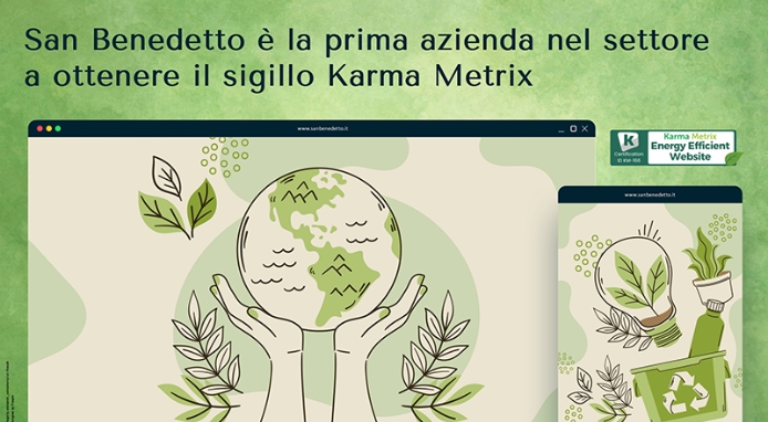 San Benedetto pioniere della sostenibilità digitale nel settore Beverage analcolico