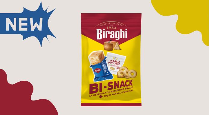 Bi-Snack Biraghi: arriva nel Vending la nuova merenda salutare e ricca di energia