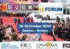 Tutto pronto per l’evento Le Forum-EVEX a Cannes dal 16 al 18 ottobre