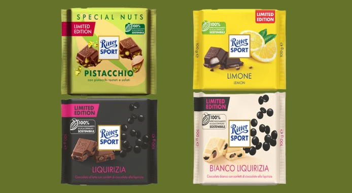 Ritter Sport presenta le nuove tavolette dell’autunno in limited edition