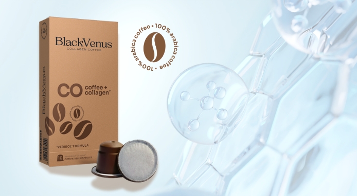 Black Venus, il caffè al collagene nella beauty routine quotidiana