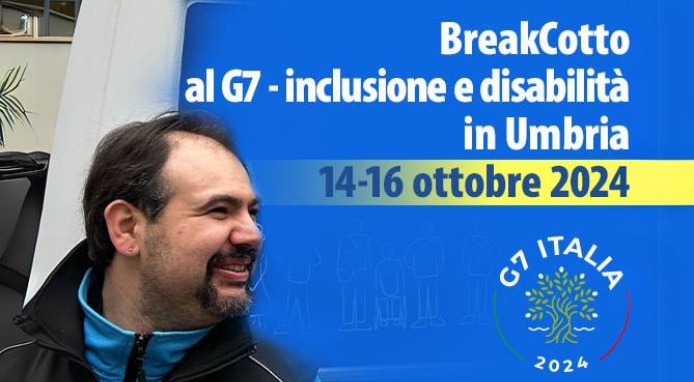BreakCotto protagonista del G7 dedicato alla disabilità e all’inclusione