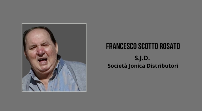 Lutto nel Vending: è mancato Francesco Scotto Rosato (Società Jonica Distributori)
