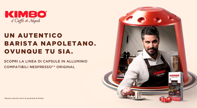 Kimbo lancia la campagna “Capsule” per un caffè preparato secondo tradizione napoletana