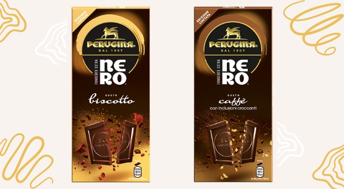 Da Perugina Nero due nuove tavolette al biscotto e al caffè