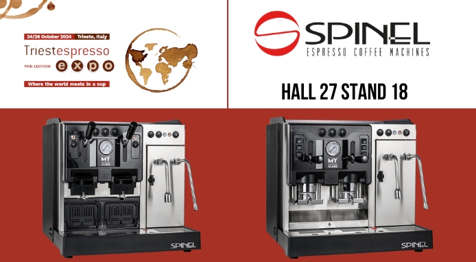 Spinel porta a Triestespresso 2024 l’eccellenza delle macchine da caffè