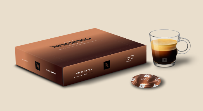 Nespresso Professional presenta Forte Extra con aggiunta di caffeina