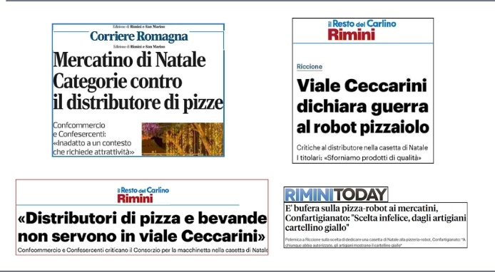 CONFIDA interviene a difesa del gestore del distributore automatico di pizza di Riccione
