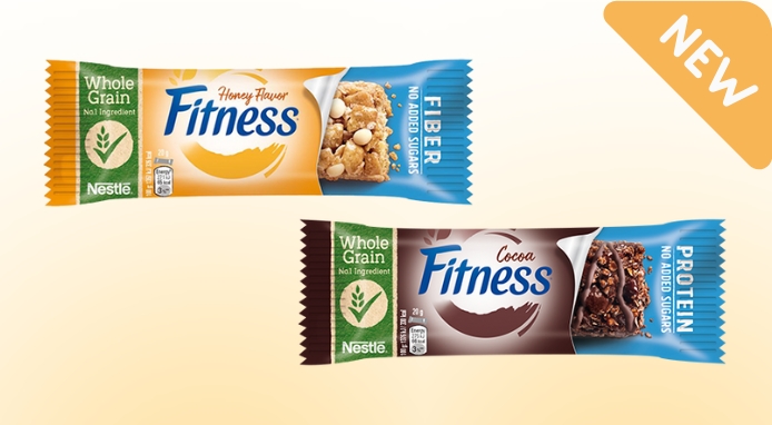 Nestlé Fitness presenta le nuove barrette ai cereali senza zuccheri aggiunti