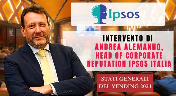 Stati Generali del Vending 2024: i dati di Settore illustrati da Andrea Alemanno (Ipsos)