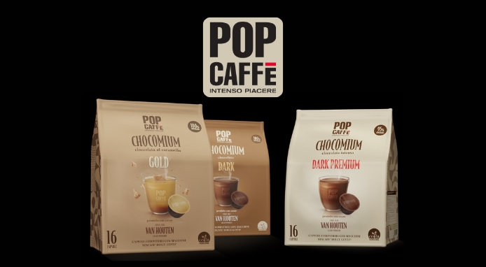 Da Pop Caffè e Van Houten arriva Chocomium compatibili con Dolce Gusto