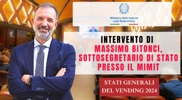 Stati Generali del Vending 2024: l’intervento dell’on. Massimo Bitonci