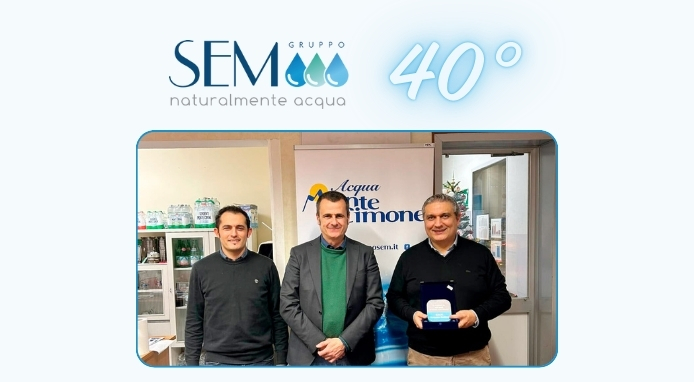 Gruppo SEM: 40 anni di innovazione, qualità e sostenibilità nel mercato delle acque minerali