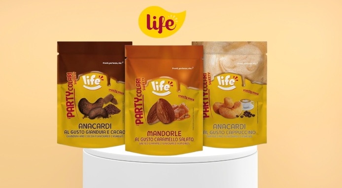 A Marca i 3 nuovi snack “Sweety” della linea “Partycolari” di Life