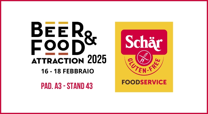 Schär Foodservice a Beer & Food Attraction con la sua offerta gluten free