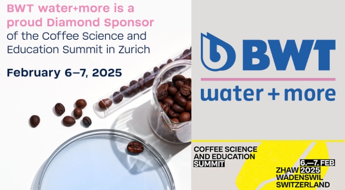 BWT water+more Diamond sponsor al Coffee Science Education Summit