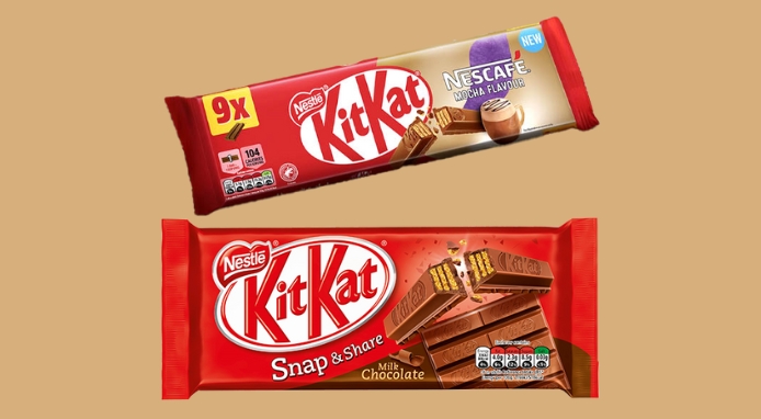 Le barrette al cioccolato Nestlé del 2025 lanciate nel Regno Unito
