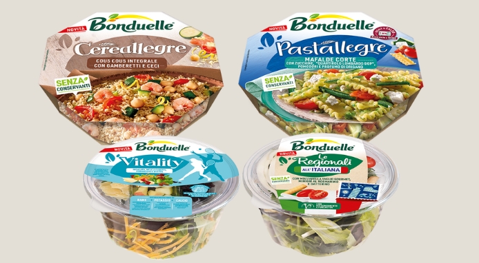 Bonduelle amplia la sua offerta per la pausa pranzo con 4 nuove ricette