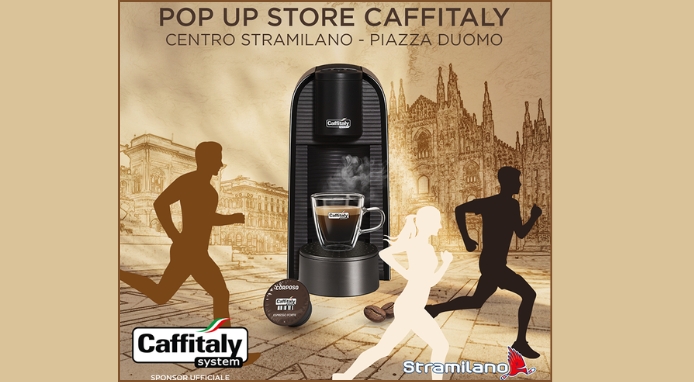 Caffitaly sponsor ufficiale di Stramilano 2025 con un esclusivo Pop-Up Store