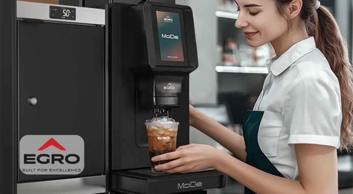 Egro presenta le novità della macchina superautomatica MoDe