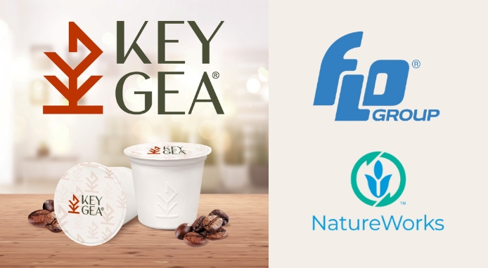 Da Gruppo Flo e NatureWorks KEYGEA, capsula di caffè compostabile per il mercato nordamericano