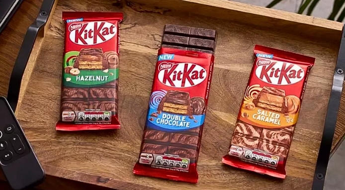 Nestlé lancia in Europa le nuove tavolette KitKat in tre diversi gusti