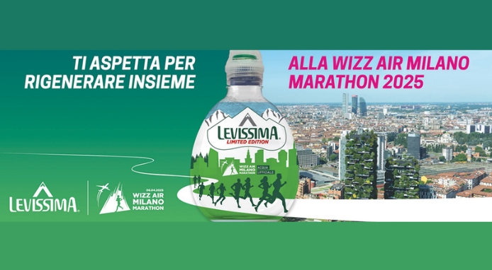 Levissima e il suo impegno per la sostenibilità alla Wizz Air Milano Marathon 2025