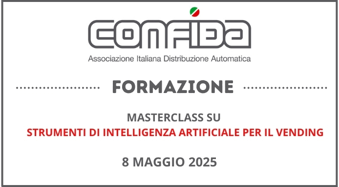 Formazione CONFIDA: Masterclass in presenza sul tema “Strumenti di IA nel Vending”