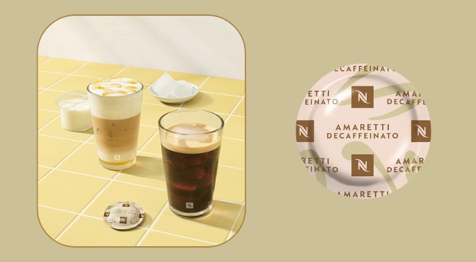 Amaretti Decaffeinato l’ultima novità della gamma Creations Nespresso Professional