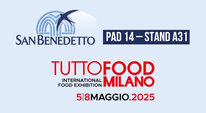 Acqua Minerale San Benedetto protagonista a Tuttofood 2025