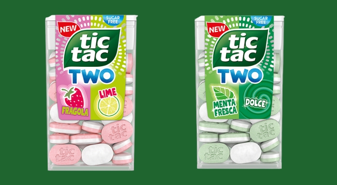 Ferrero lancia anche in Italia il nuovo Tic Tac Two per un’esperienza di gusto doppia