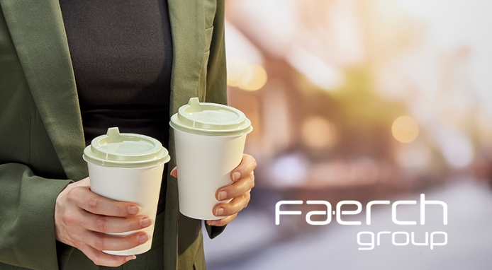 Faerch presenta l’innovativo coperchio per bevande calde in rPET