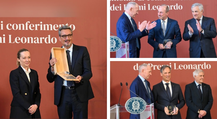 Lavazza, Ferrero e Epta sono state insignite del prestigioso Premio Leonardo