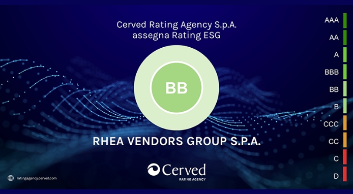 Rhea ottiene il Rating ESGe “BB” da Cerved Rating Agency