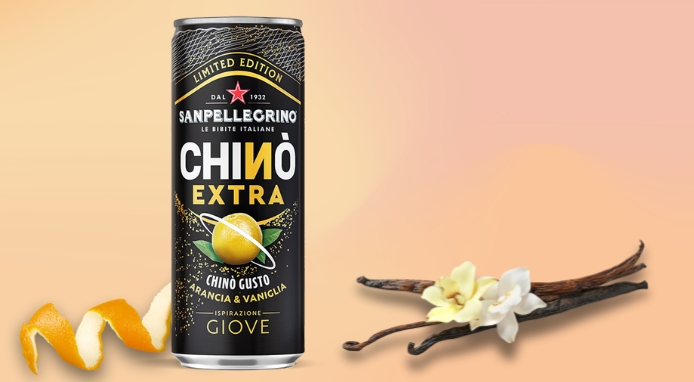 Sanpellegrino presenta la limited edition “Chinò Extra” ispirata a Giove