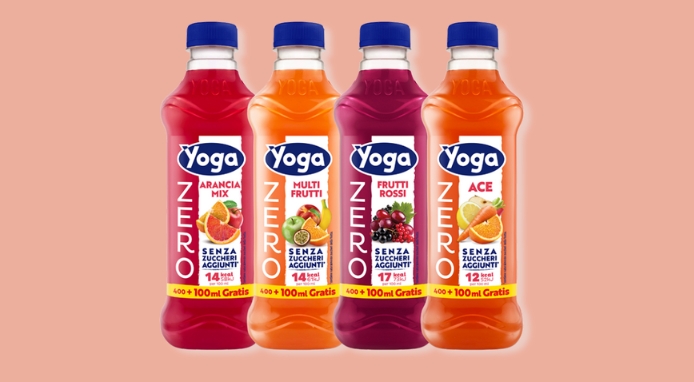 Arriva YOGA ZERO 500 ml, nuova gamma senza zuccheri aggiunti