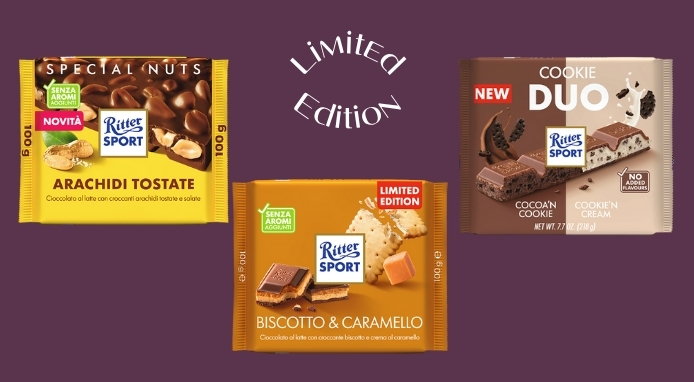Ritter Sport: le nuove limited edition per l’autunno 2025