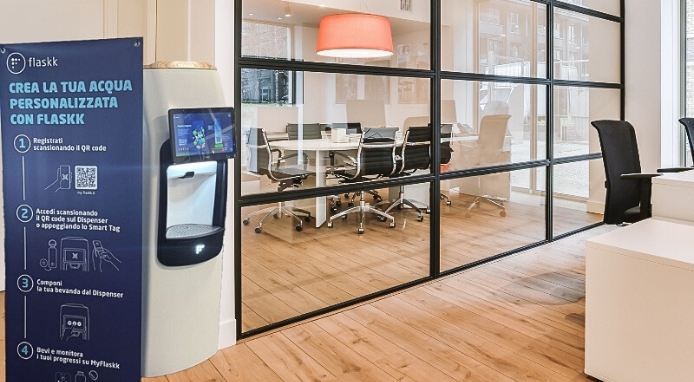 Con Flaskk l’idratazione in ufficio diventa smart