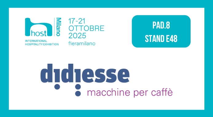Didiesse a Host 2025 con nuove icone dell’espresso