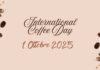 Giornata Mondiale del Caffè 2025: in Italia tra eventi, sostenibilità e innovazione