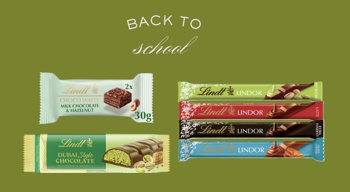 Lindt accompagna il back to school e il back to office con tre snack